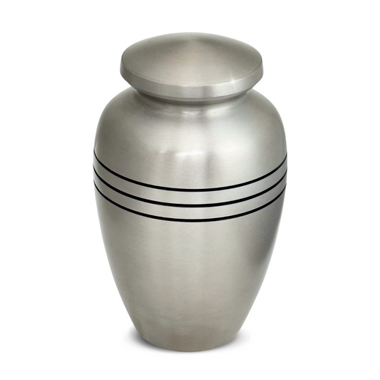Timeless Brass Urn – Pewter Finish